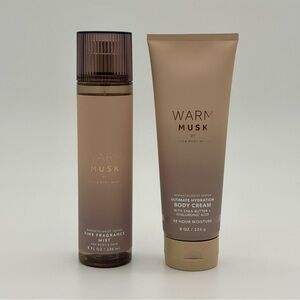 Bath & Body Works Warm Musk Gift Set NWT